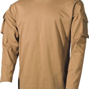 Tričko US T-Shirt s kapsami na rukávech 1/1 okrové S