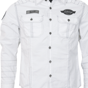 Brandit Košile Luis Vintageshirt Long Sleeve bílá 7XL