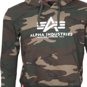 Alpha Industries Mikina Basic Hoody woodland camo 65 XXL