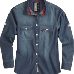 Surplus Košile dámská Raw Vintage Jeans Shirt denim blue S