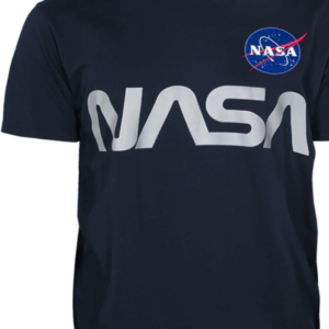 Alpha Industries Tričko NASA Reflective T rep. modrá XL