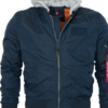 Alpha Industries Bunda MA-1 TT Hood BP Ref. rep. blue XL