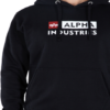 Alpha Industries Mikina Block-Logo Hoody černá L