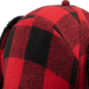 Brandit Čepice ušanka Lumberjack Wintercap červená | černá