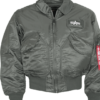 Alpha Industries Bunda CWU 45 rep. grey M