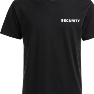 Brandit Tričko SECURITY s nápisem černá | bílá L
