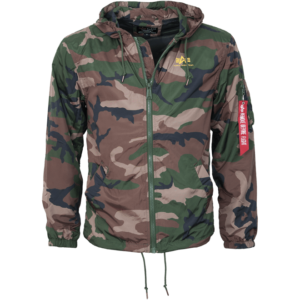 Alpha Industries Bunda Windbreaker woodland camo 65 XXL