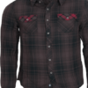 Brandit Košile Check Shirt Duncan 1/1 hnědá | černá L