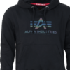 Alpha Industries Mikina Basic Hoody Rainbow Ref. Print černá 3XL