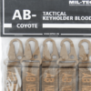 Klíčenka taktická AB NEG [sada 5 ks] okrová
