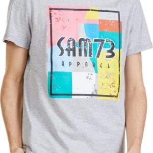 SAM 73 Pánské triko ELIJAH Šedá XXXL