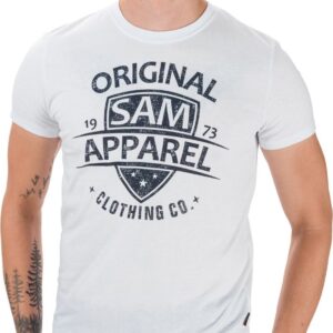 SAM 73 Pánské triko LIAM Bílá L