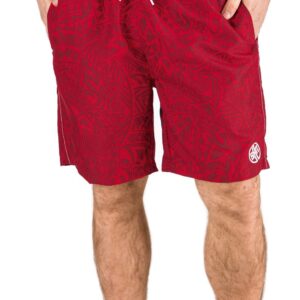 SAM 73 Pánské plavecké šortky Červená XL