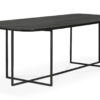 Ethnicraft designové jídelní stoly Oak Arc Black Dining Table (200 cm) Jídelní stoly ETHNICRAFT