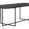 Ethnicraft designové jídelní stoly Oak Arc Black Dining Table (220 cm) Jídelní stoly ETHNICRAFT