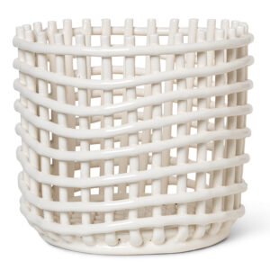 Ferm Living designové úložné koše Ceramic Basket L Úložné boxy FERM LIVING