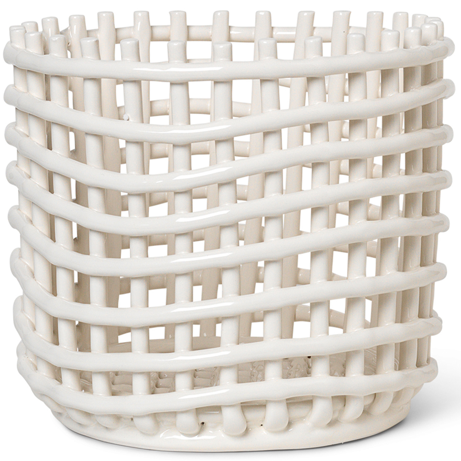 Ferm Living designové úložné koše Ceramic Basket XL Úložné boxy FERM LIVING