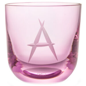 Rückl designové sklenice na vodu ABC Crystal Glass Pink Sklenice Rückl