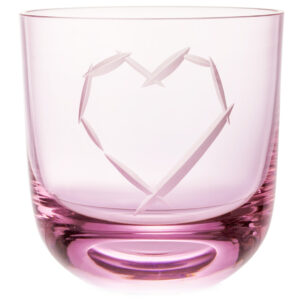 Rückl designové sklenice na vodu Pink Collection Crystal Glass Pink Sklenice Rückl