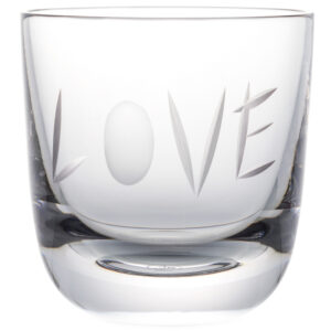 Rückl designové sklenice na vodu Pink Collection Crystal Glass Clear Sklenice Rückl