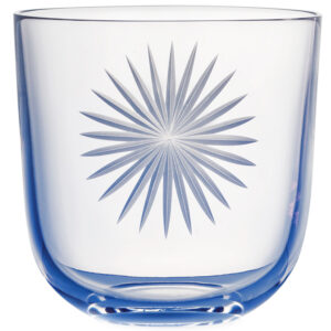 Rückl designové sklenice na vodu Pink Collection Crystal Glass Blue Sklenice Rückl