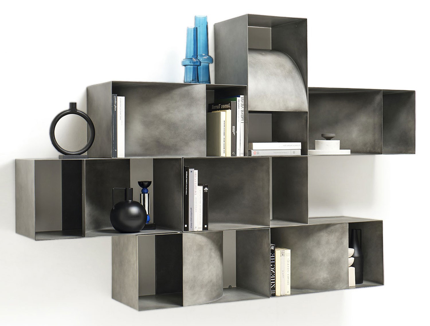 Mogg designové modulární police Judd Wall Unit Knihovny MOGG
