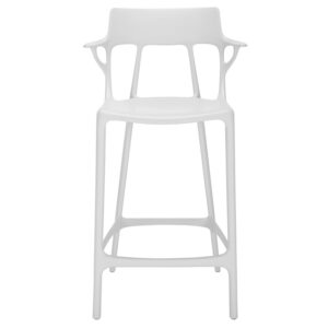 Kartell designové barové židle A.I Stool Recycled (65 cm)