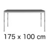 USM designové Haller stoly 100x175cm Kancelářské stoly USM-HALLER