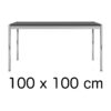 USM designové Haller stoly 100x100cm Kancelářské stoly USM-HALLER