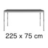 USM designové Haller stoly 75x225cm Kancelářské stoly USM-HALLER