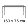 USM designové Haller stoly 75x150cm Kancelářské stoly USM-HALLER