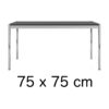 USM designové Haller stoly 75x75cm Kancelářské stoly USM-HALLER