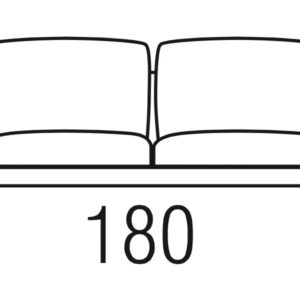 Beltá / Frajumar designové sedačky Slim 180 cm