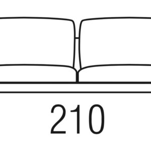 Beltá / Frajumar designové sedačky Slim 210 cm
