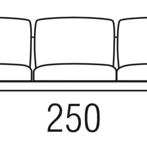Beltá / Frajumar designové sedačky Slim 250 cm
