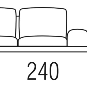 Beltá / Frajumar designové sedačky Slim 240 cm