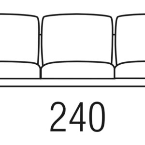 Beltá / Frajumar designové sedačky Slim 240cm open