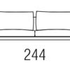 Beltá / Frajumar designové sedačky Asso 244cm