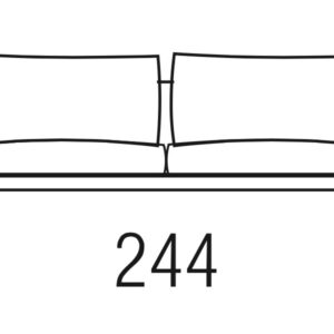 Beltá / Frajumar designové sedačky Asso 244cm