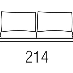 Beltá / Frajumar designové sedačky Asso 214cm