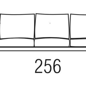 Beltá / Frajumar designové sedačky Asso 256cm open