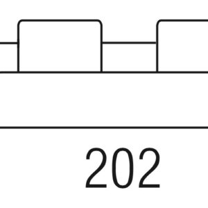 Beltá / Frajumar designové sedačky Suit 202cm open