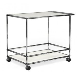 USM Haller designový barový vozík se zarážkou na lahve Barové stolky USM-HALLER
