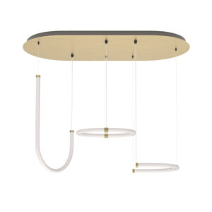 Petite Friture designová závěsná svítidla Unseen Triple pendant