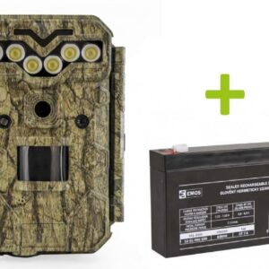 recenze Fotopast KeepGuard KG795W, externí akumulátor 6V/7Ah a napájecí kabel