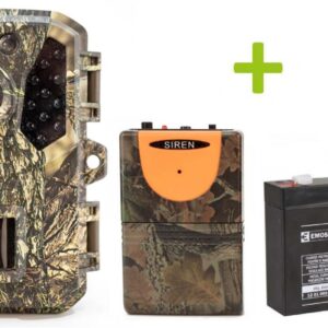 recenze Fotopast OXE Gepard II, lovecký detektor, externí akumulátor 6V/7Ah a napájecí kabel