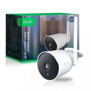 recenze NOUS W7P WiFi Tuya venkovní bullet IP kamera 3MP